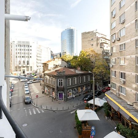 Cismigiu Serenity: 1Br Flat With Scenic Balcony Bukarest Exteriör bild
